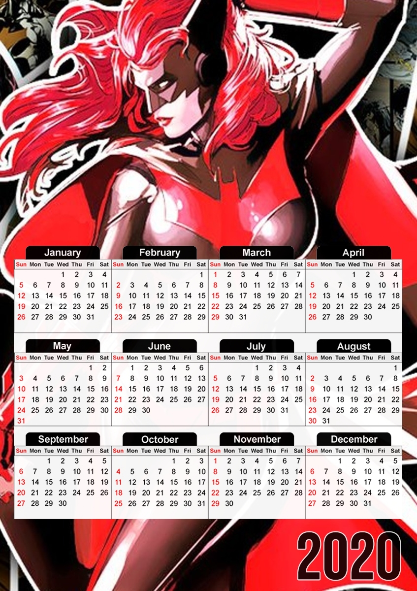  Batwoman for A3 Photo Calendar 30x43cm