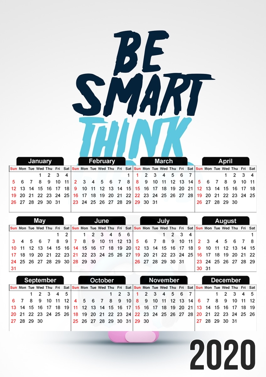  Be Smart Think Weird 2 for A3 Photo Calendar 30x43cm