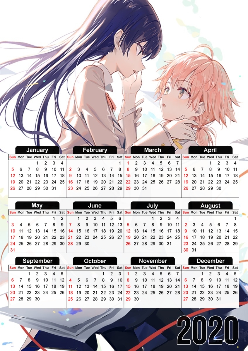  Bloom into you for A3 Photo Calendar 30x43cm