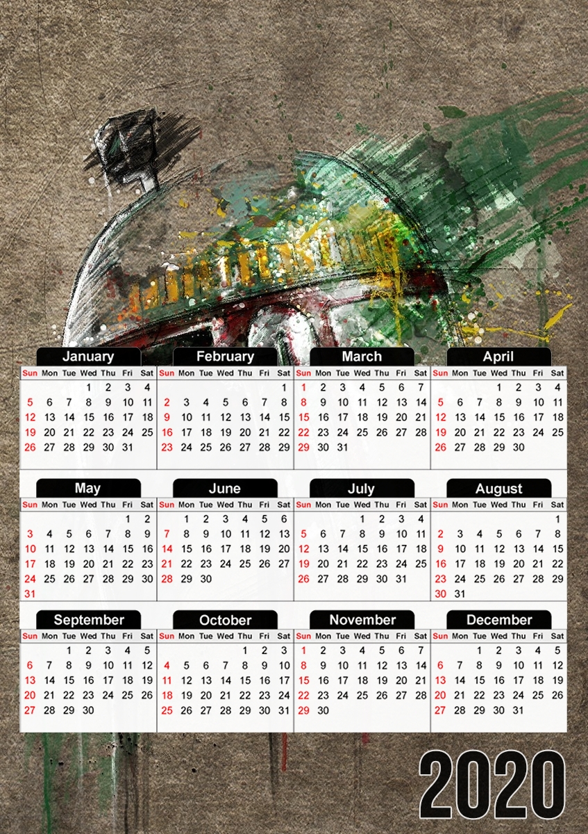  Boba Streaks for A3 Photo Calendar 30x43cm