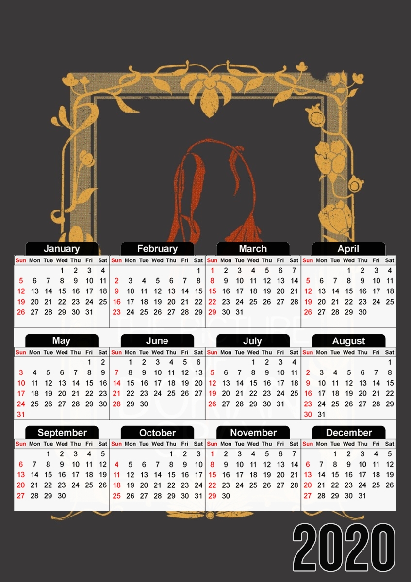  BOOKS collection: Dorian Gray for A3 Photo Calendar 30x43cm