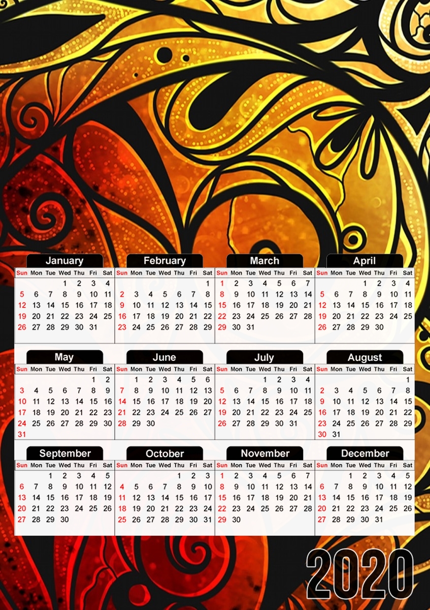  Brazen for A3 Photo Calendar 30x43cm