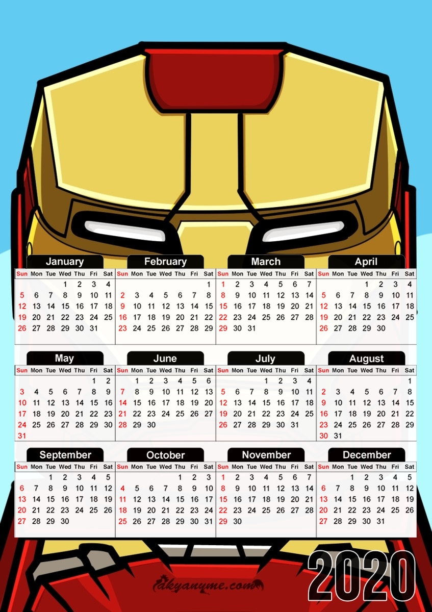  Bricks Ironman for A3 Photo Calendar 30x43cm