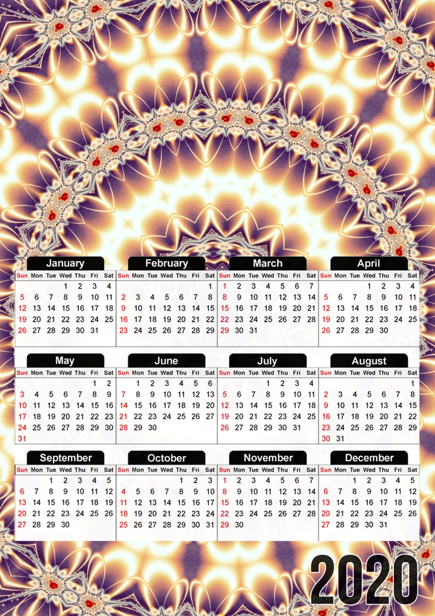  burst for A3 Photo Calendar 30x43cm