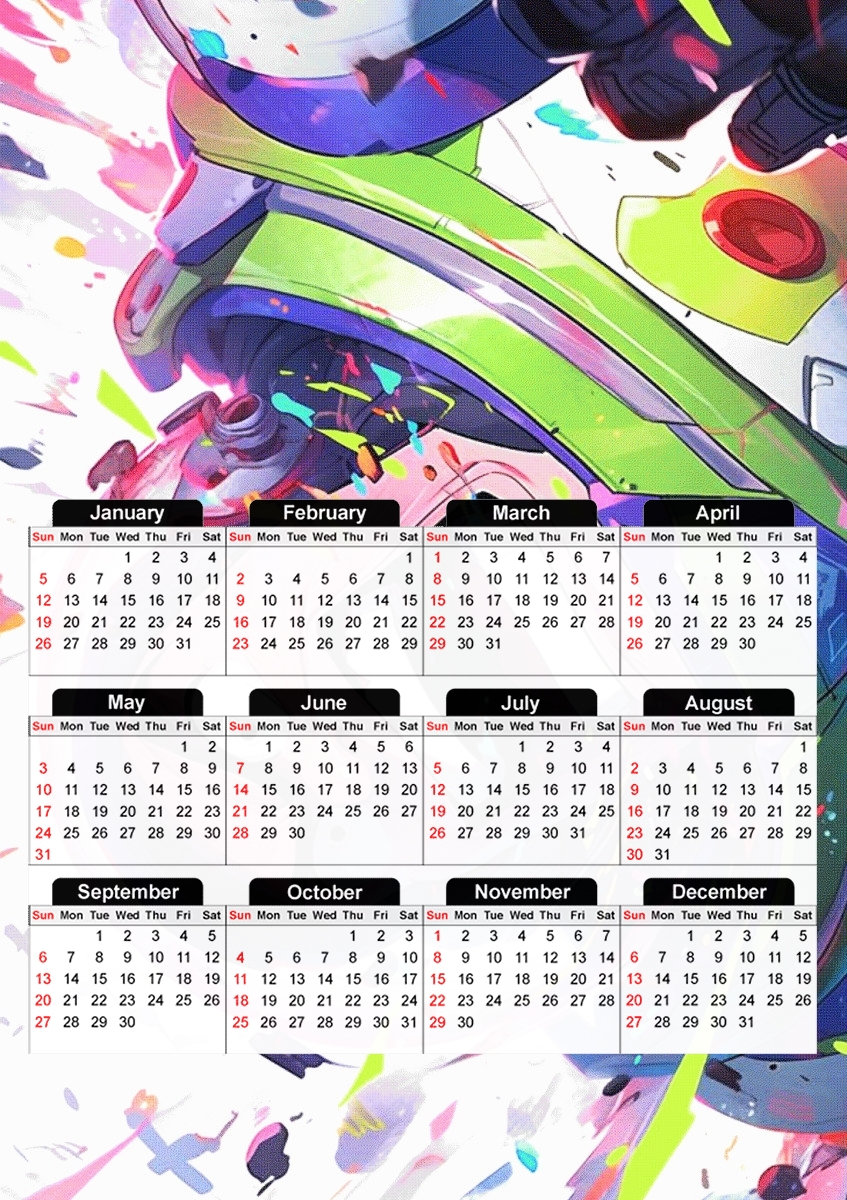  Buzz Angry for A3 Photo Calendar 30x43cm