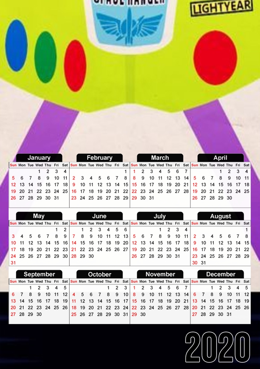  Buzz Space Ranger for A3 Photo Calendar 30x43cm