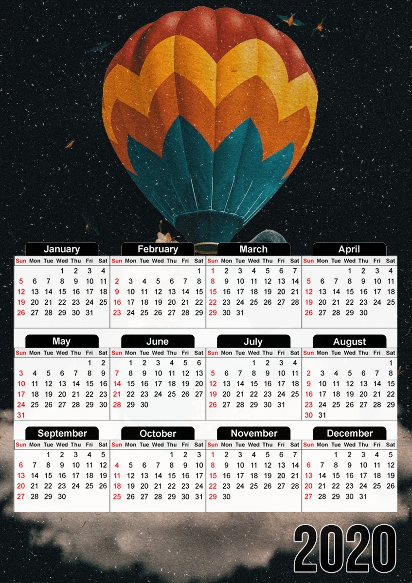  c l o u d s night for A3 Photo Calendar 30x43cm