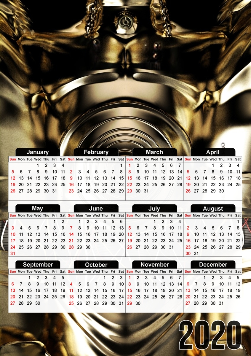  c3po for A3 Photo Calendar 30x43cm