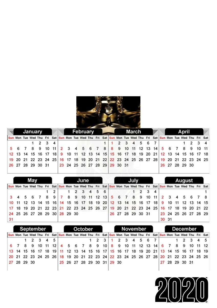  C-3PO protocol droid for A3 Photo Calendar 30x43cm