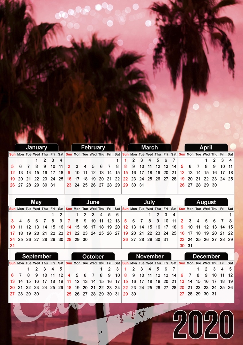  California Love for A3 Photo Calendar 30x43cm