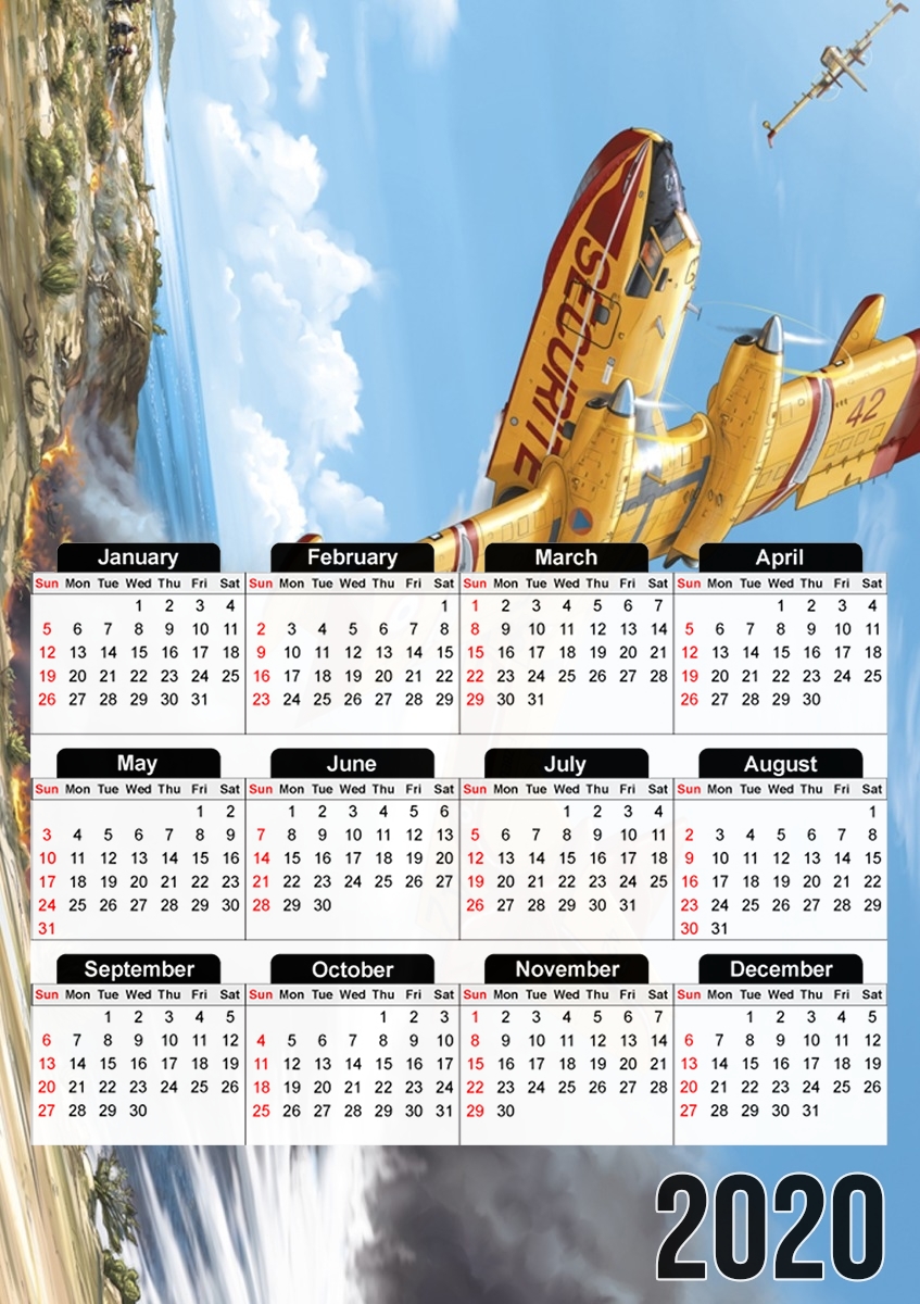  Canadair for A3 Photo Calendar 30x43cm