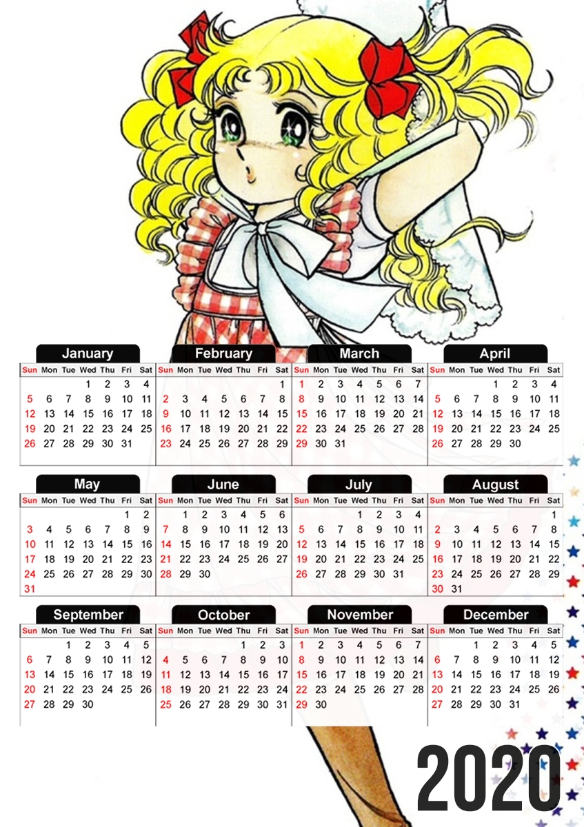  Candice White Adley Candy Candy for A3 Photo Calendar 30x43cm