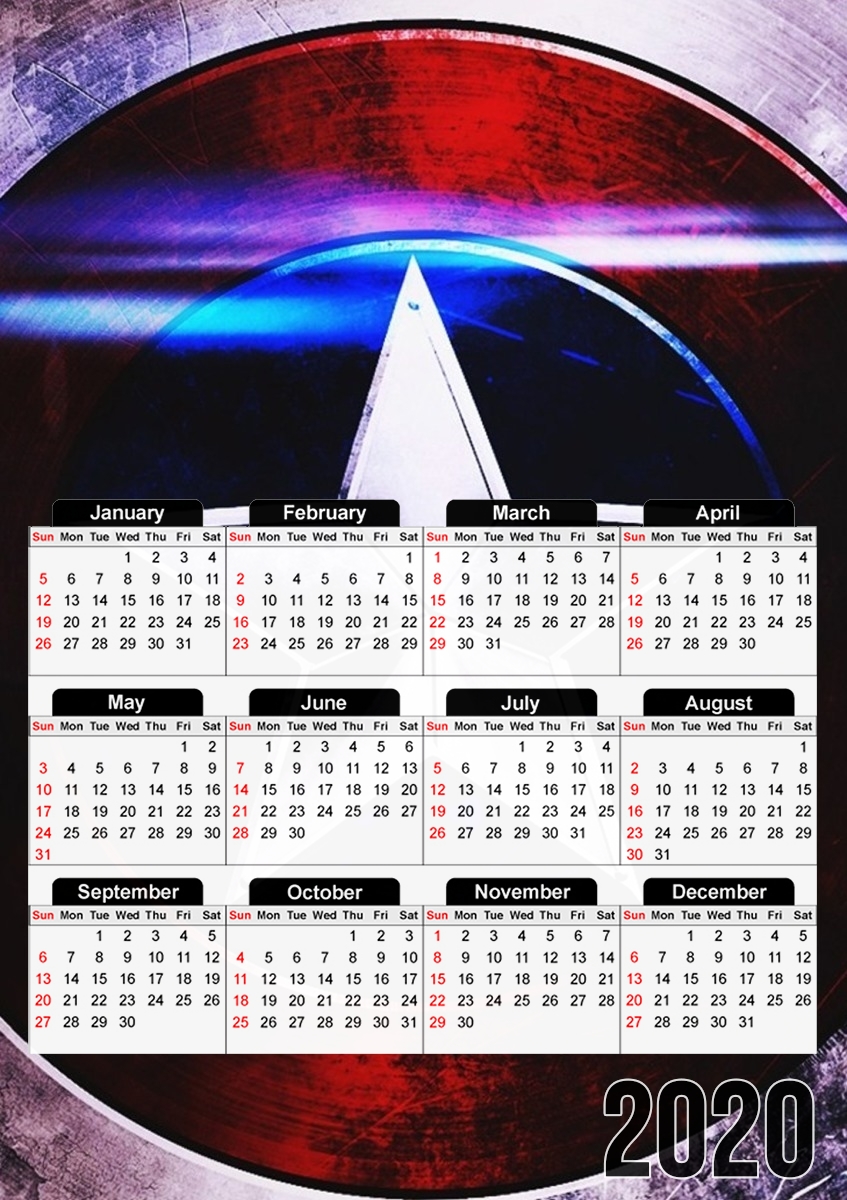  American Shield Blue for A3 Photo Calendar 30x43cm