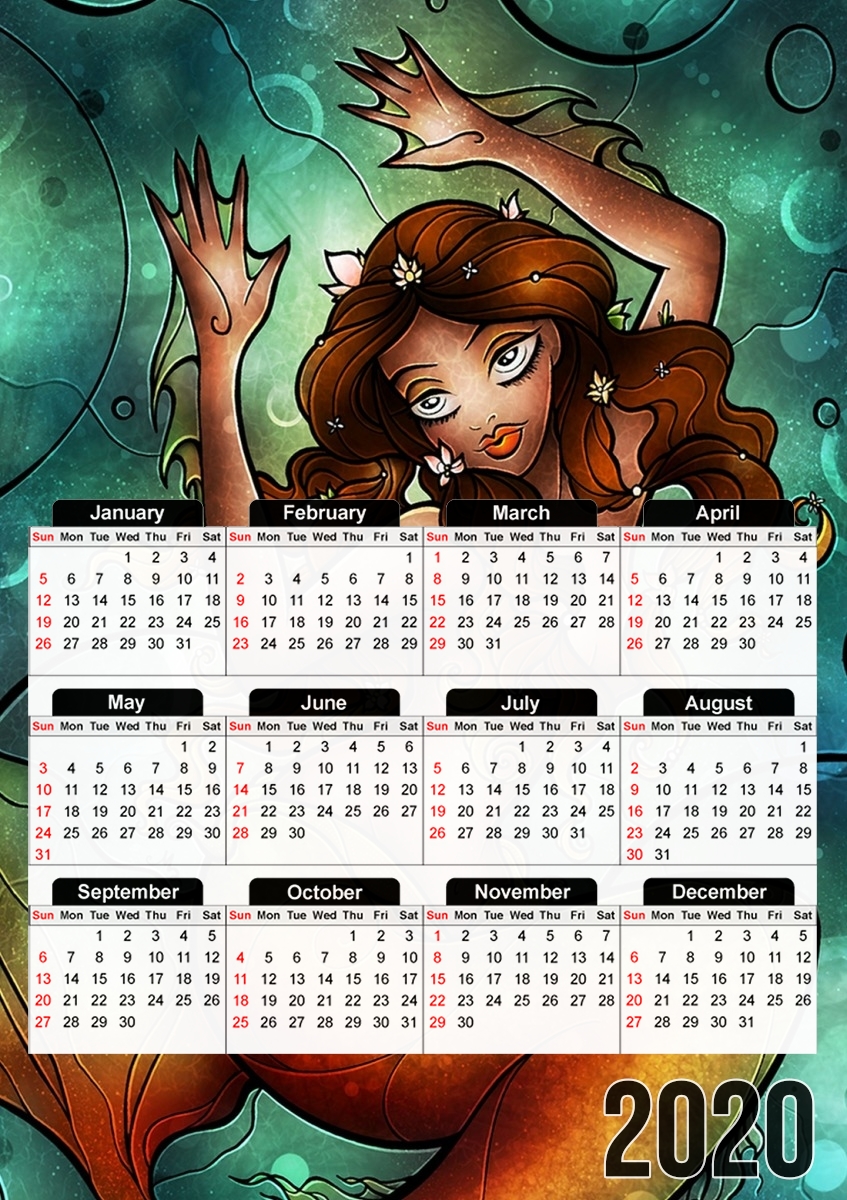  Caught Me A Mermaid for A3 Photo Calendar 30x43cm