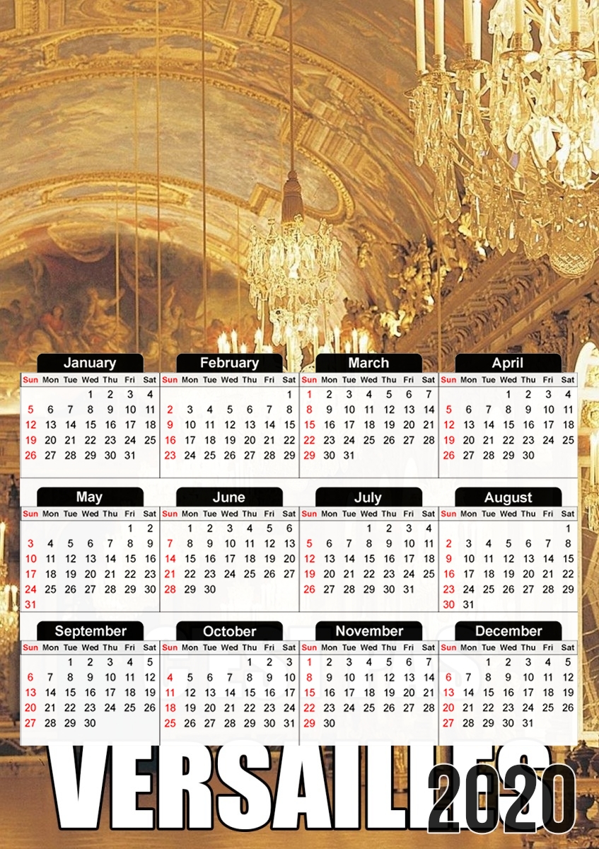  Cest pas Versailles ICI for A3 Photo Calendar 30x43cm