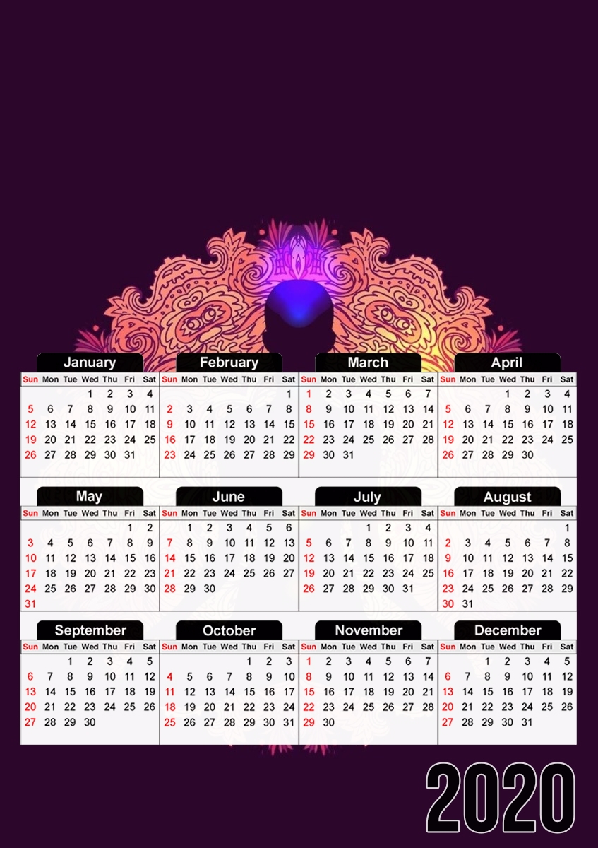  Chakra Healing for A3 Photo Calendar 30x43cm