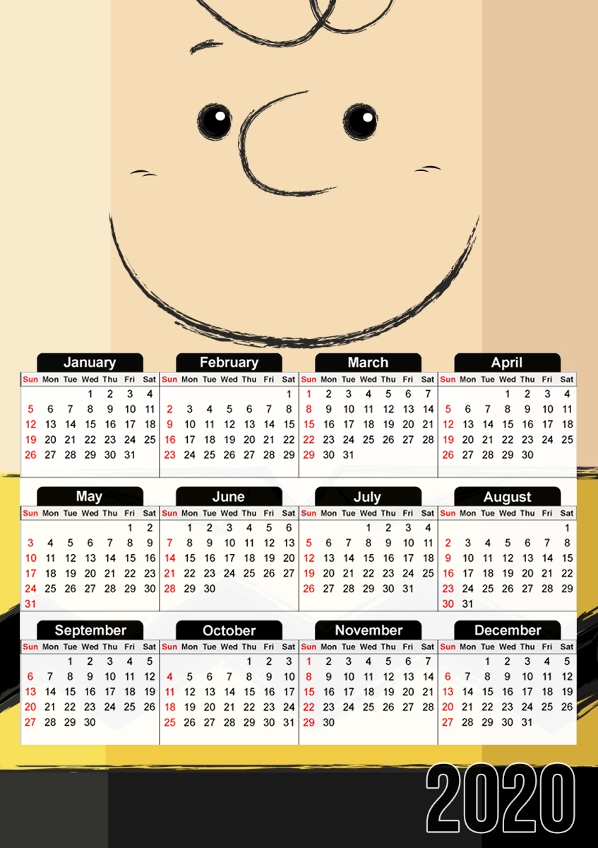  Charlie brown box for A3 Photo Calendar 30x43cm