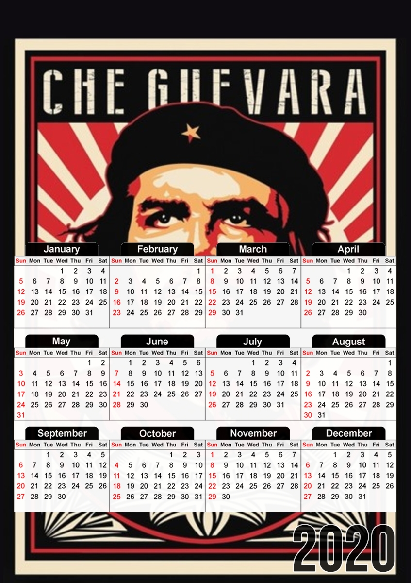  Che Guevara Viva Revolution for A3 Photo Calendar 30x43cm