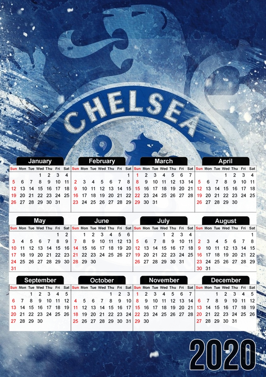  Chelsea London Club for A3 Photo Calendar 30x43cm