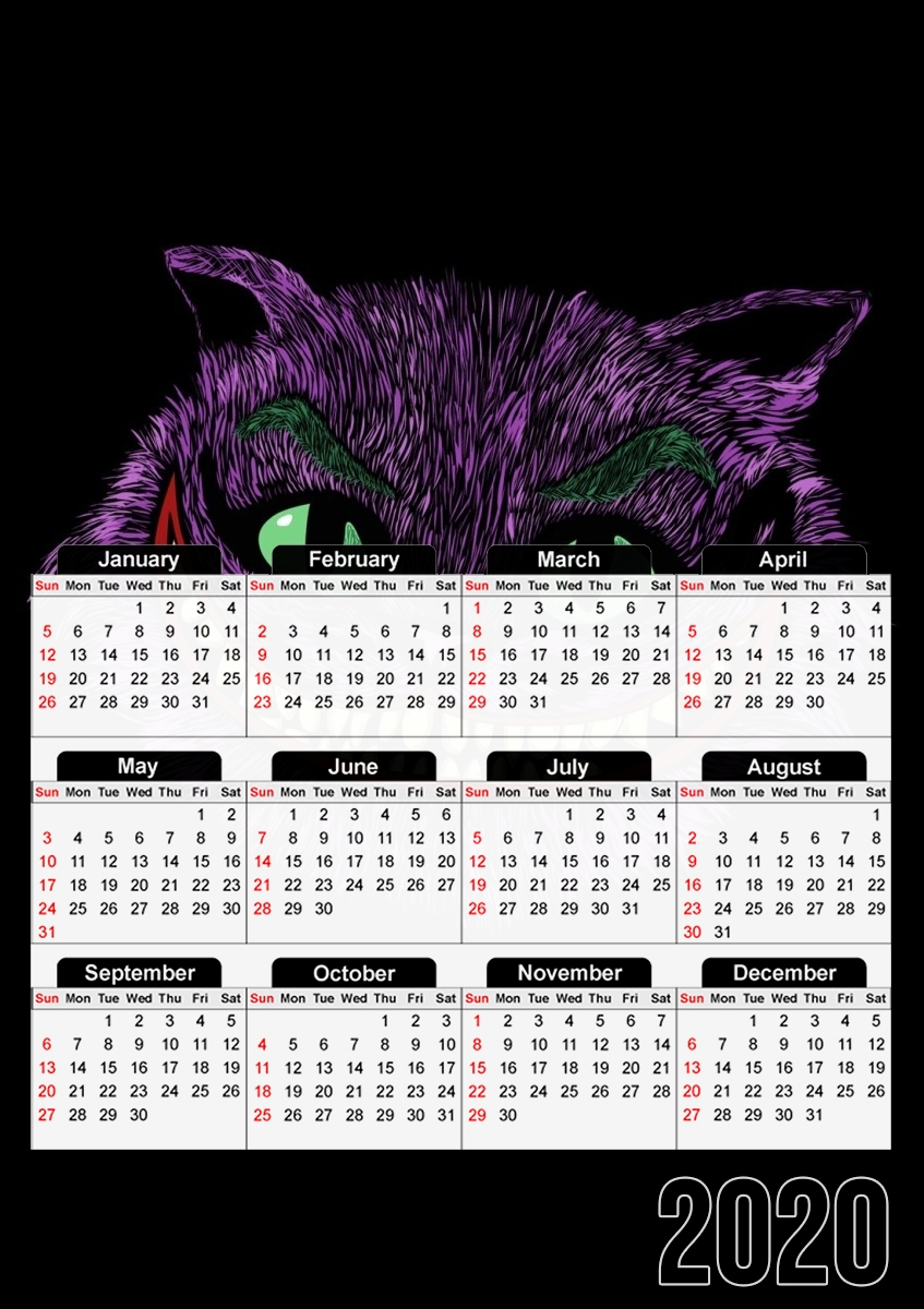  Cheshire Joker for A3 Photo Calendar 30x43cm