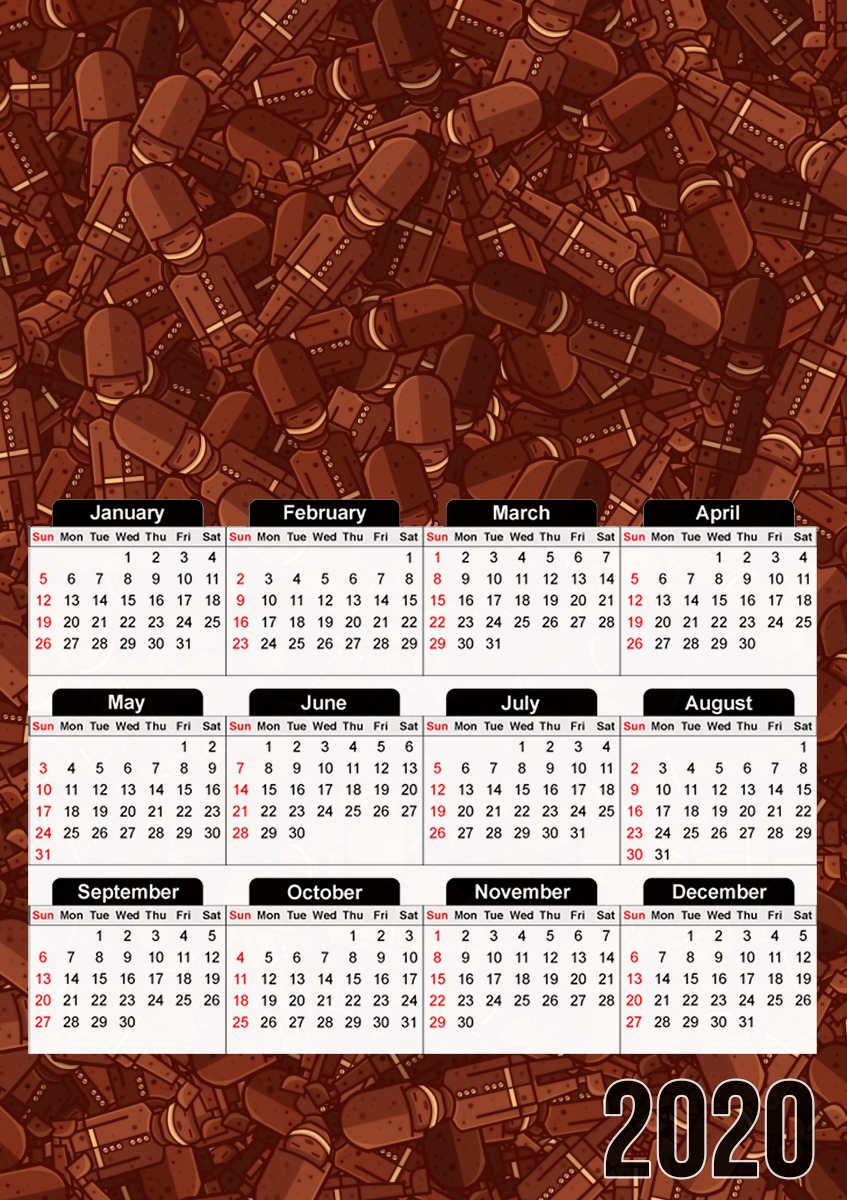  Chocolate Guard Buckingham for A3 Photo Calendar 30x43cm