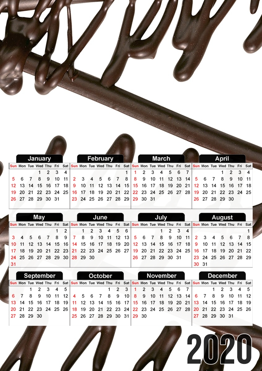  Chocolate for A3 Photo Calendar 30x43cm