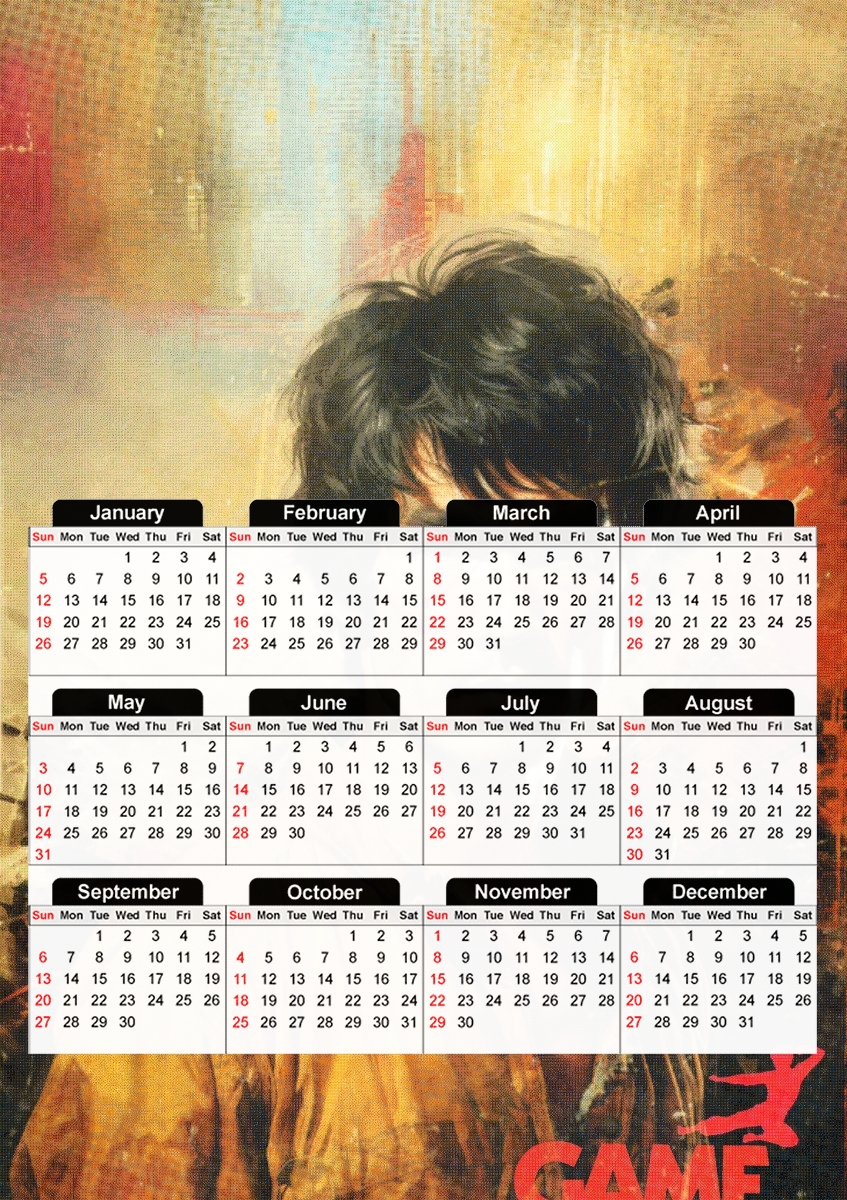  Cinema Game of Death Lee for A3 Photo Calendar 30x43cm