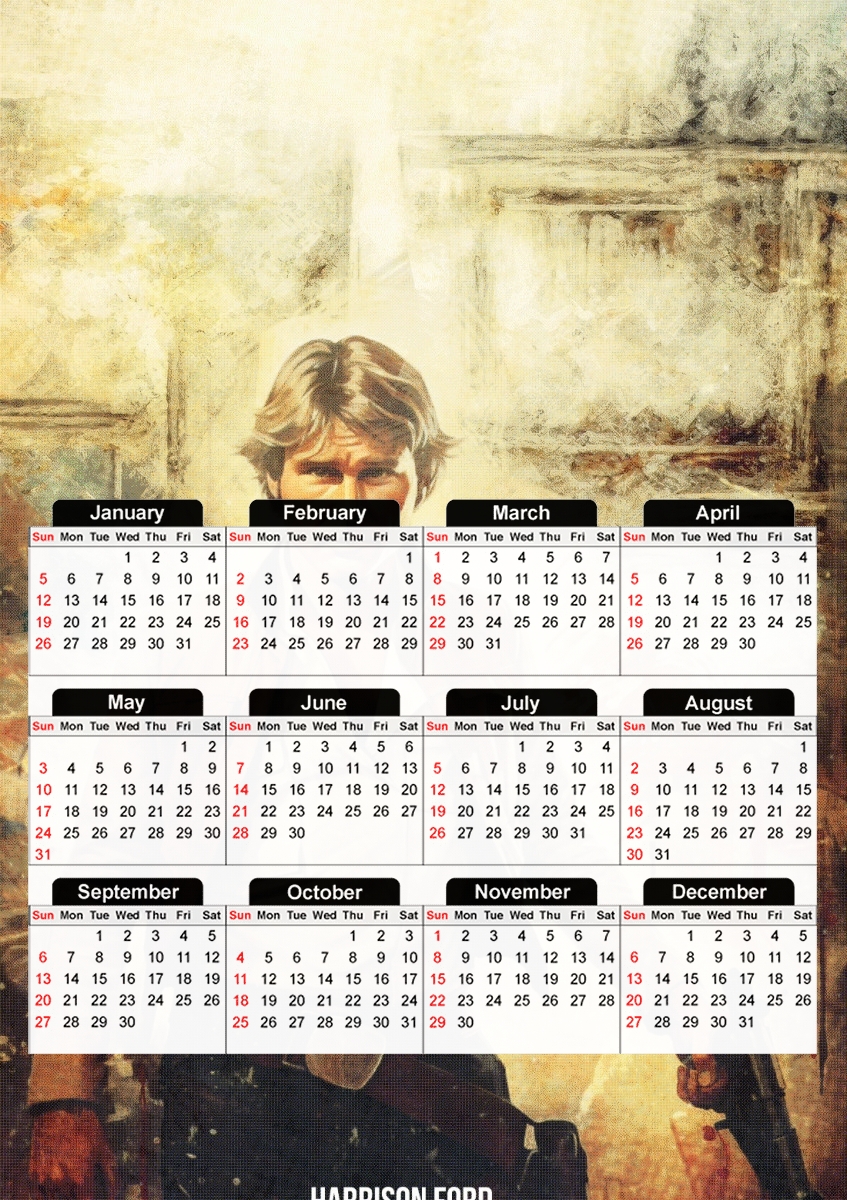  Cinema Han Solo for A3 Photo Calendar 30x43cm