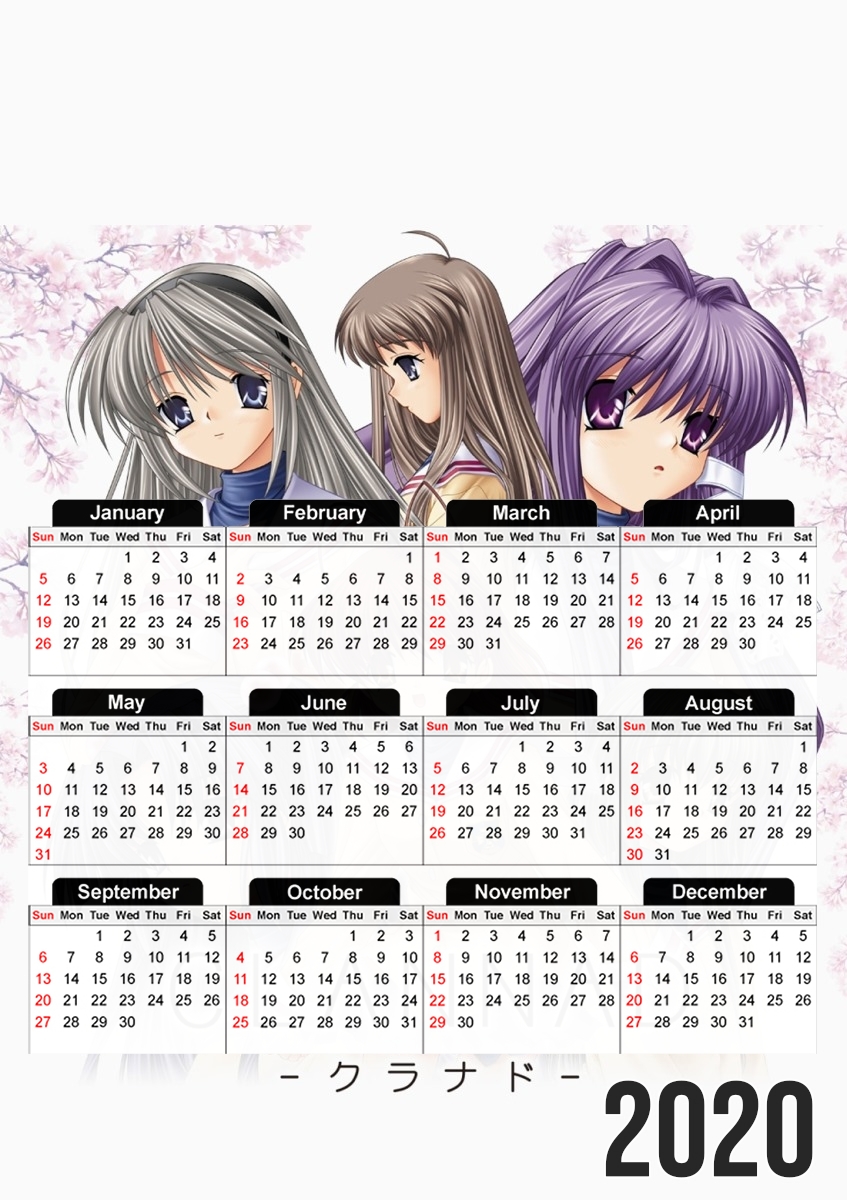  Clannad Bonnus for A3 Photo Calendar 30x43cm