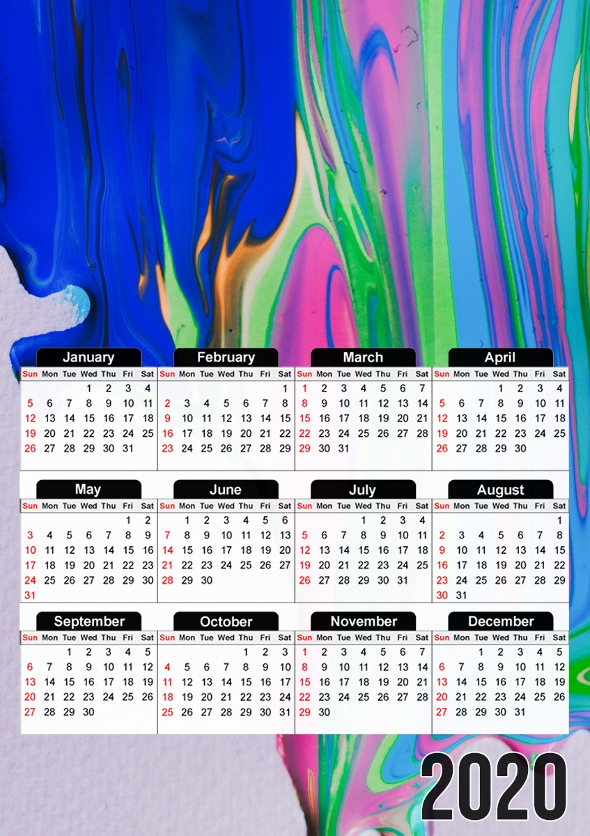  COLOR LAVA for A3 Photo Calendar 30x43cm