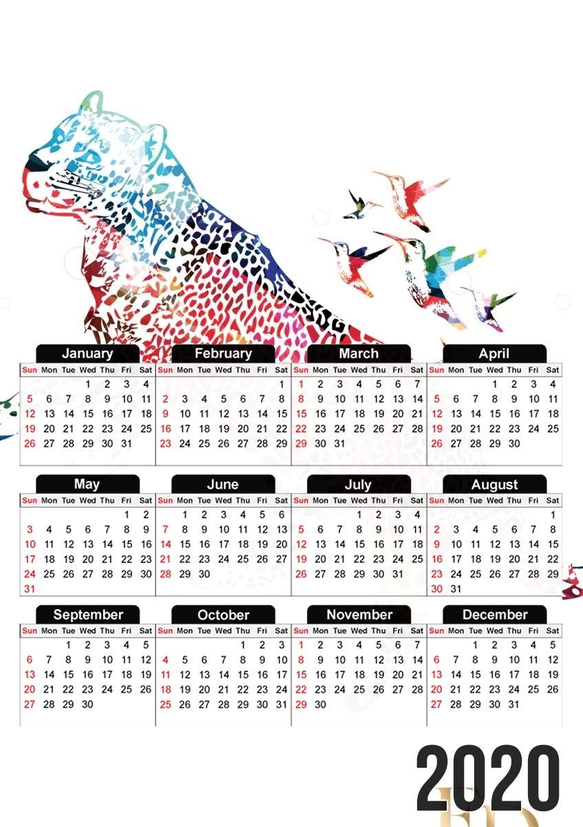  Color Beast for A3 Photo Calendar 30x43cm