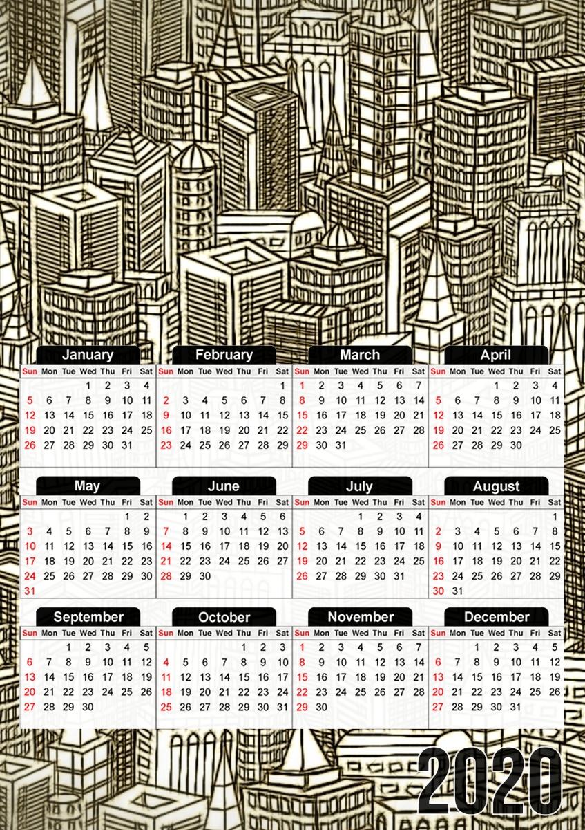  Concrete Visions for A3 Photo Calendar 30x43cm