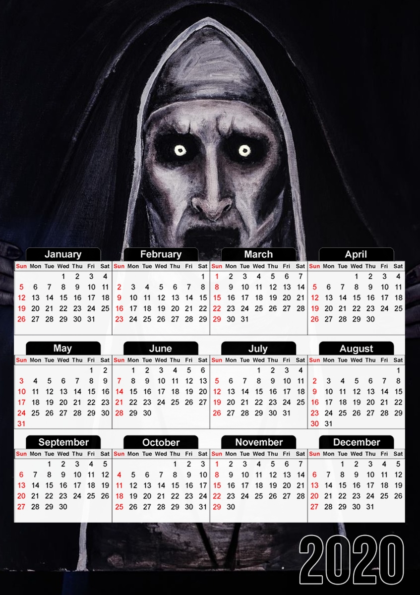  Conjuring Horror for A3 Photo Calendar 30x43cm