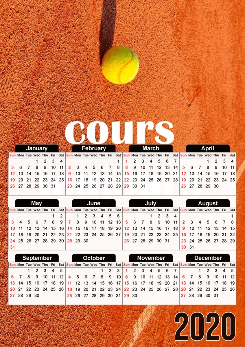  Cours Toujours for A3 Photo Calendar 30x43cm