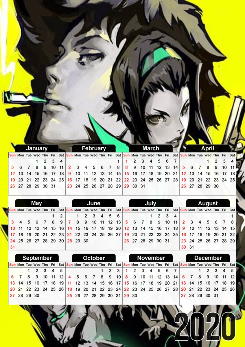  Cowboy Bebop for A3 Photo Calendar 30x43cm