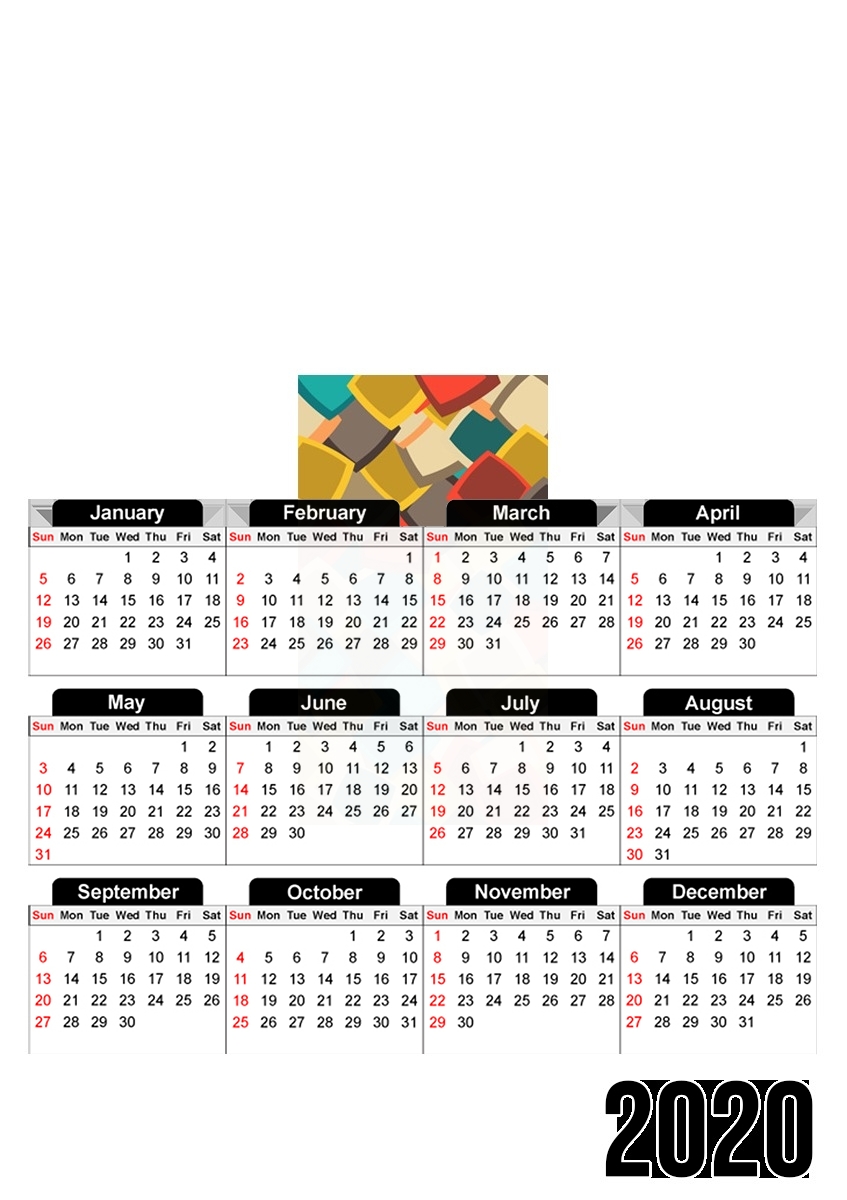  Cubos for A3 Photo Calendar 30x43cm