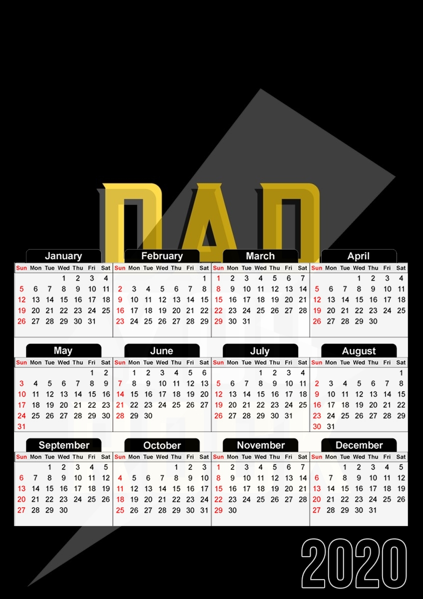  Dad rock You for A3 Photo Calendar 30x43cm