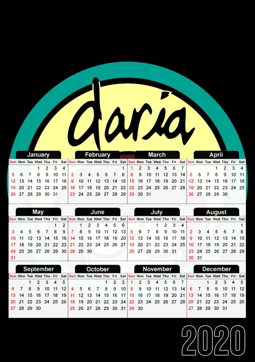  Daria for A3 Photo Calendar 30x43cm