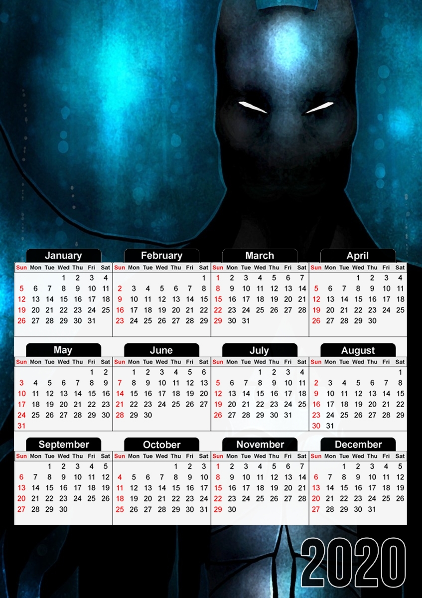  Dark Knight for A3 Photo Calendar 30x43cm