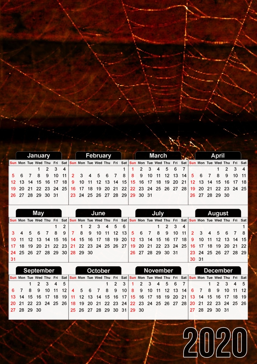  Dark Web for A3 Photo Calendar 30x43cm