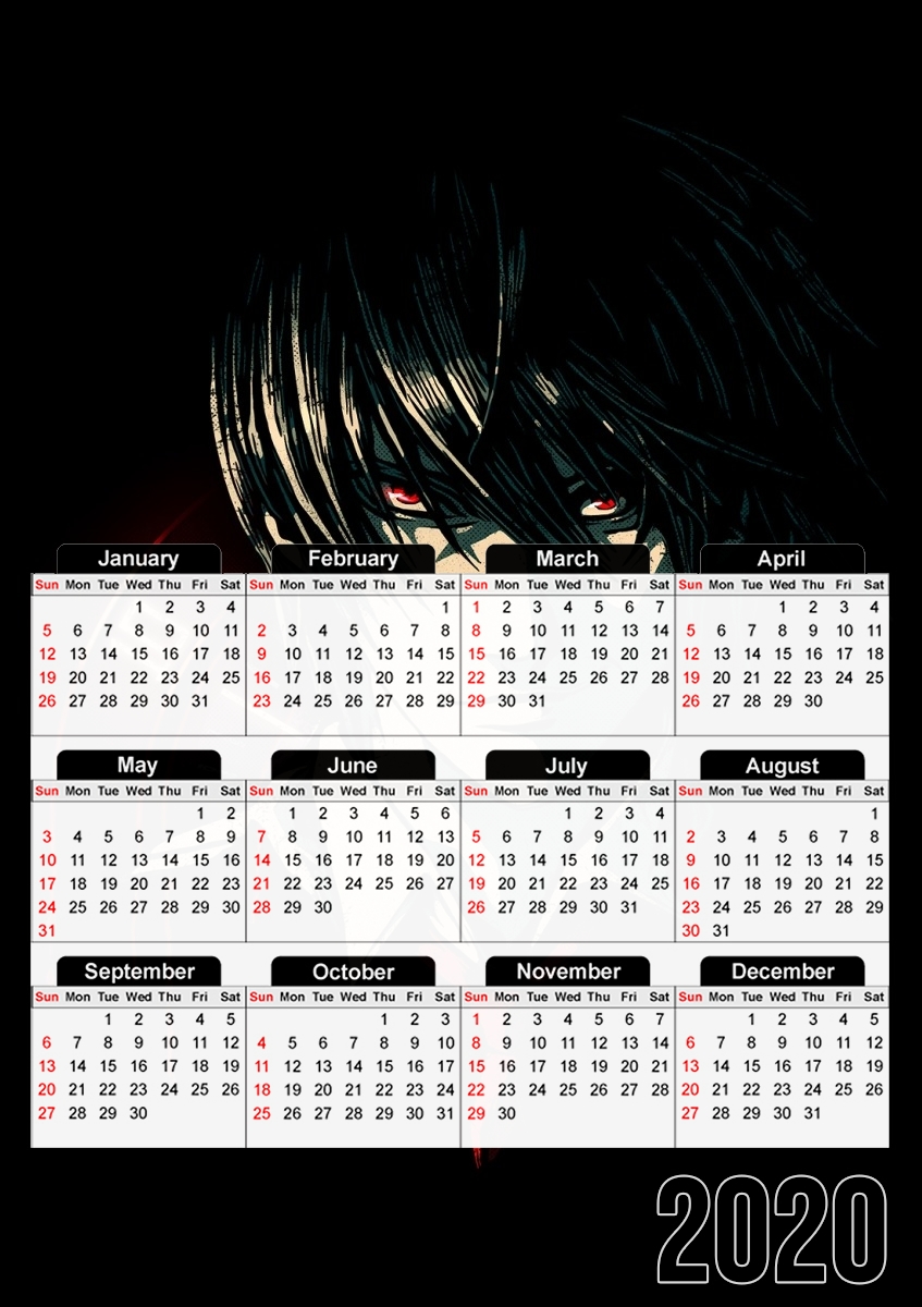  Light Yagami for A3 Photo Calendar 30x43cm