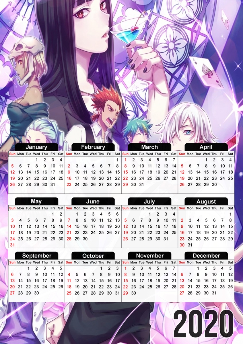  Death Parade for A3 Photo Calendar 30x43cm