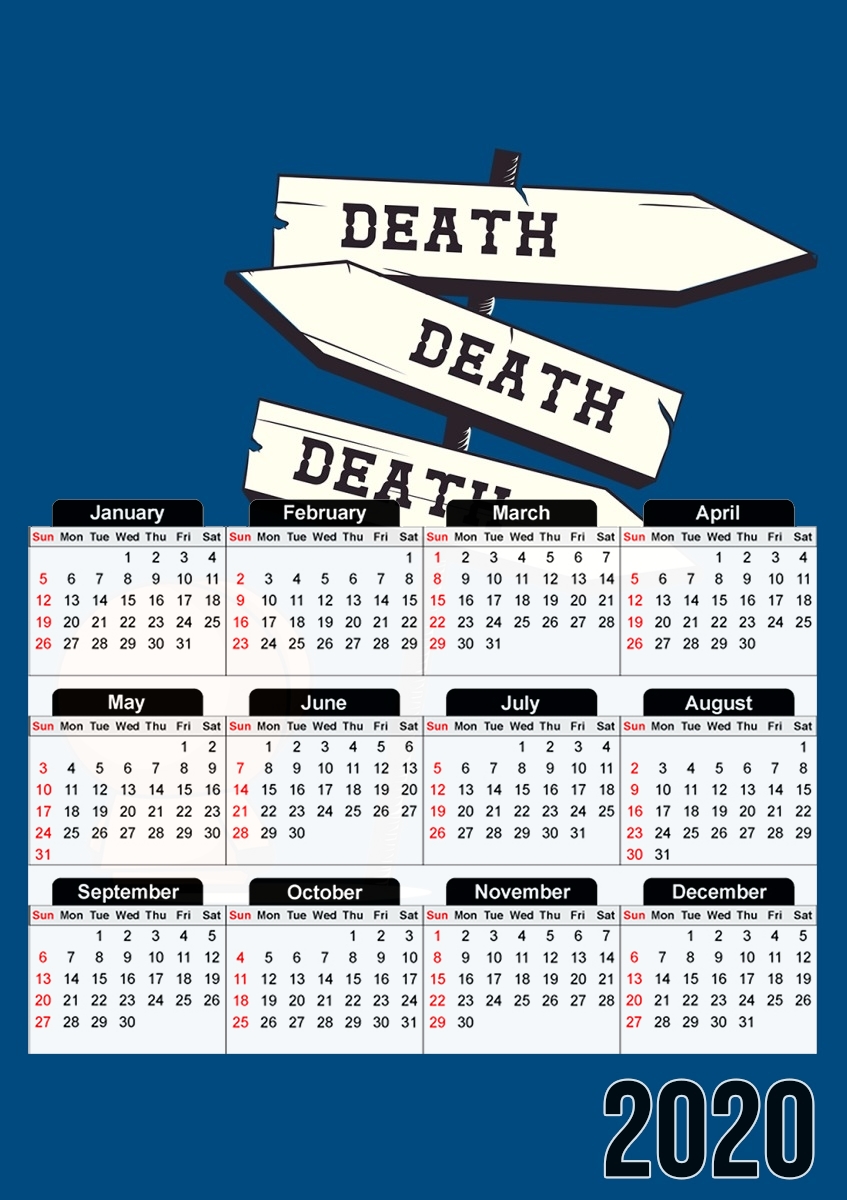  Deathtiny for A3 Photo Calendar 30x43cm