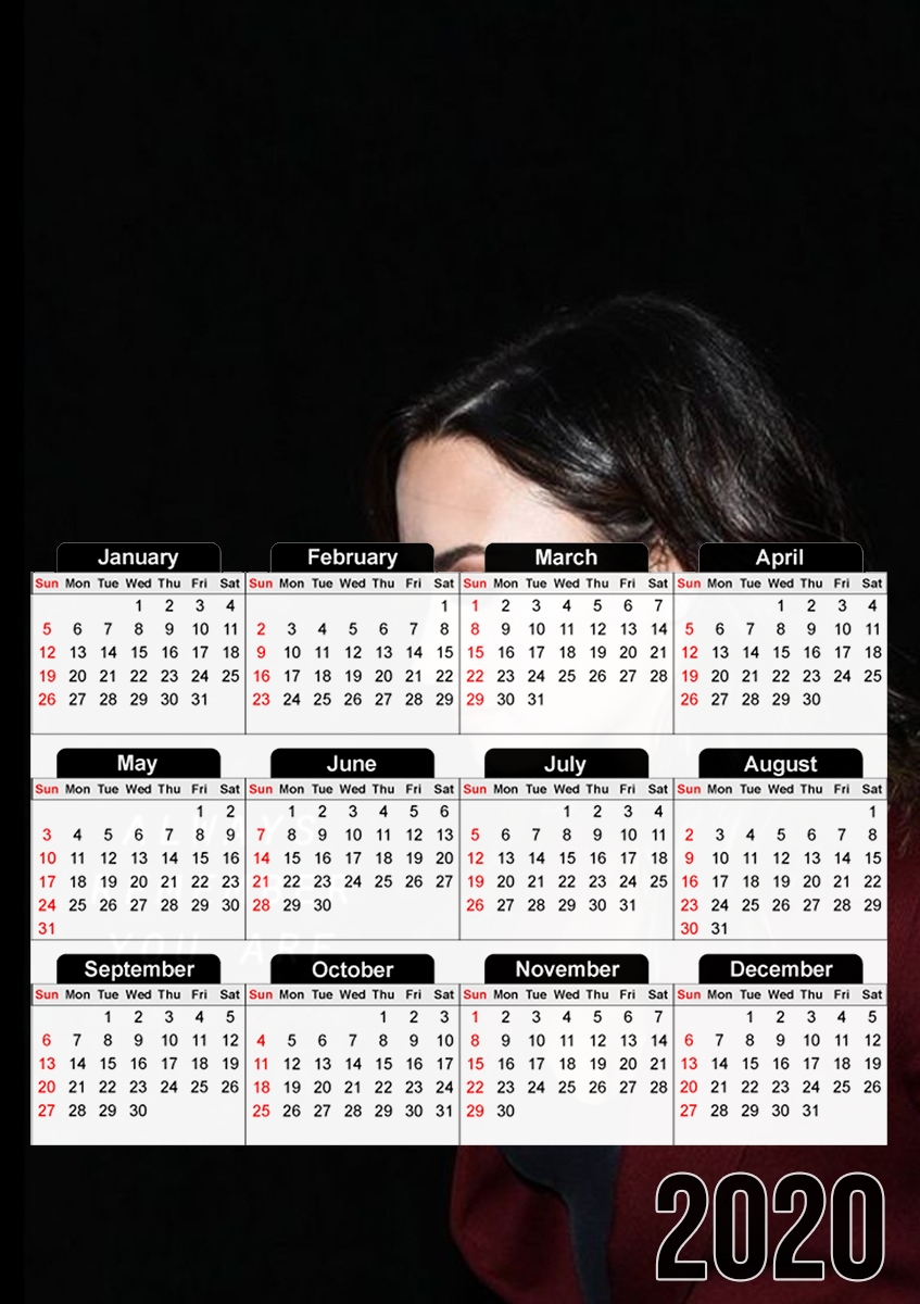  Demi Lovato Always remember you are beautiful for A3 Photo Calendar 30x43cm