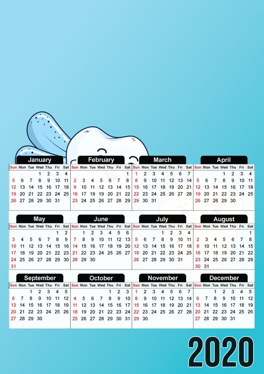  Dental Fairy Tooth for A3 Photo Calendar 30x43cm