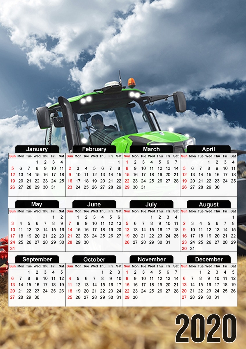  deutz fahr tractor for A3 Photo Calendar 30x43cm