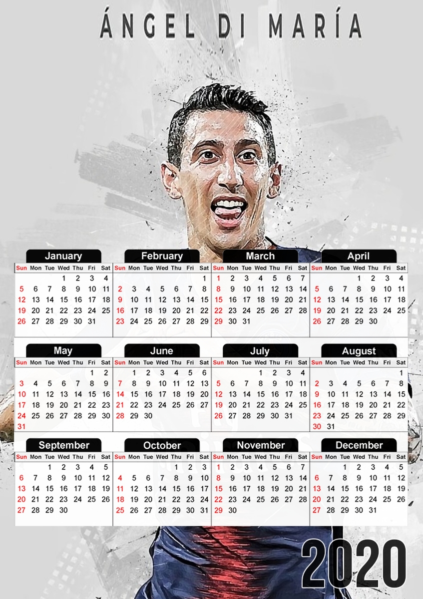  Di maria Art for A3 Photo Calendar 30x43cm