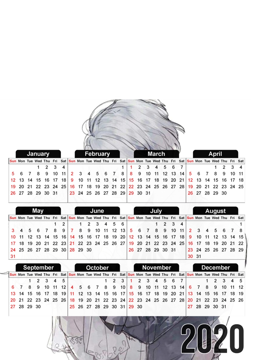  Diabolik lovers Subaru x Yui for A3 Photo Calendar 30x43cm