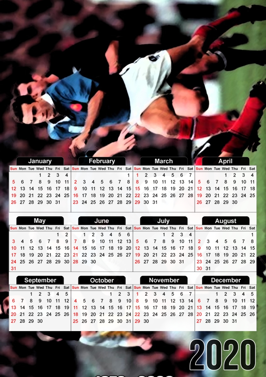  Dominici Tribute Rugby for A3 Photo Calendar 30x43cm