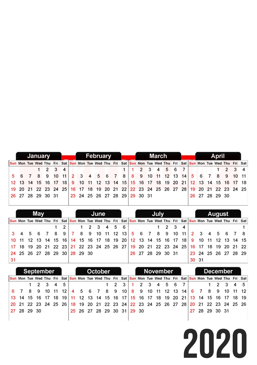  Dor et de platine for A3 Photo Calendar 30x43cm